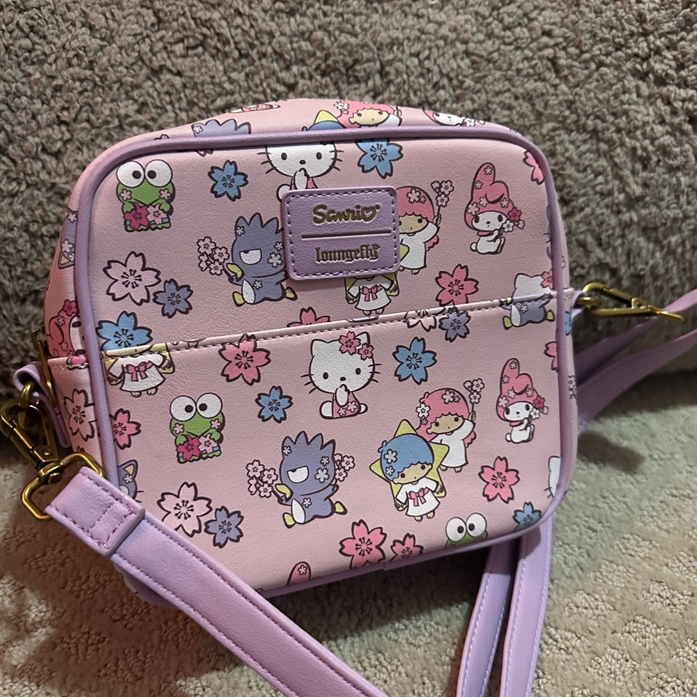 Sanrio Loungefly Pink Crossbody Bag
